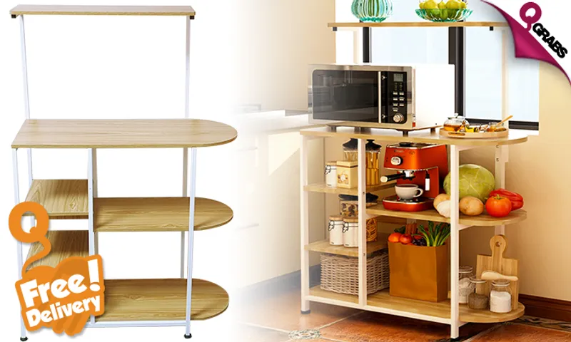 DIY 6-Tier Microwave Shelf - FREE Delivery!
